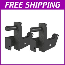 Versatile J-Hooks for Home Gym – Heavy-Duty 2"x2" Power Rack Attachments