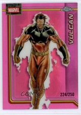 2026 Topps Chrome Marvel Comics Pink Refractor /250 Vulcan #191 1b7g