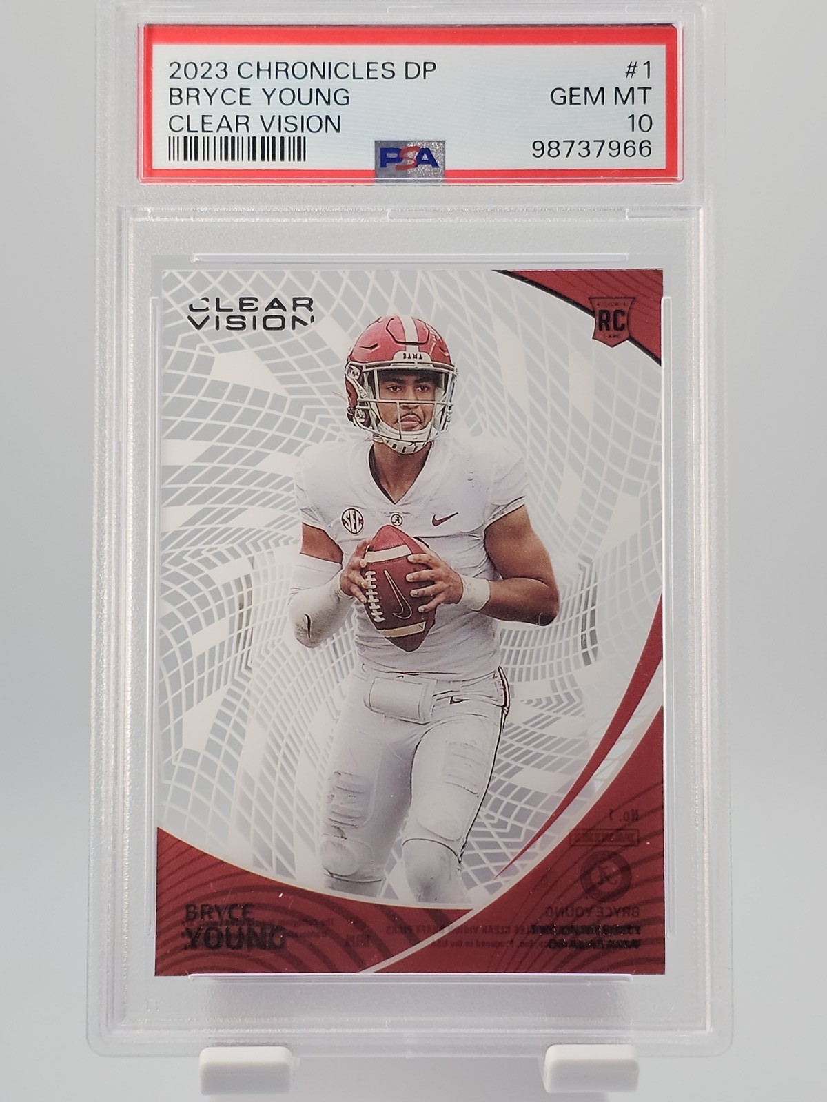 Bryce Young Panini Chronicles Draft Picks Clear Vision #1 Base