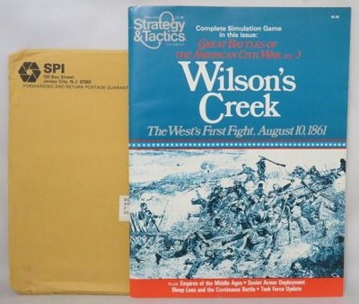 SPI S&T #80 Magazine w/ Wilson's Creek - The West's First Fight, Aug 1861 (UNP)