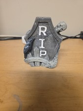 Halloween RIP Tombstone Concrete Plaster Decor DK