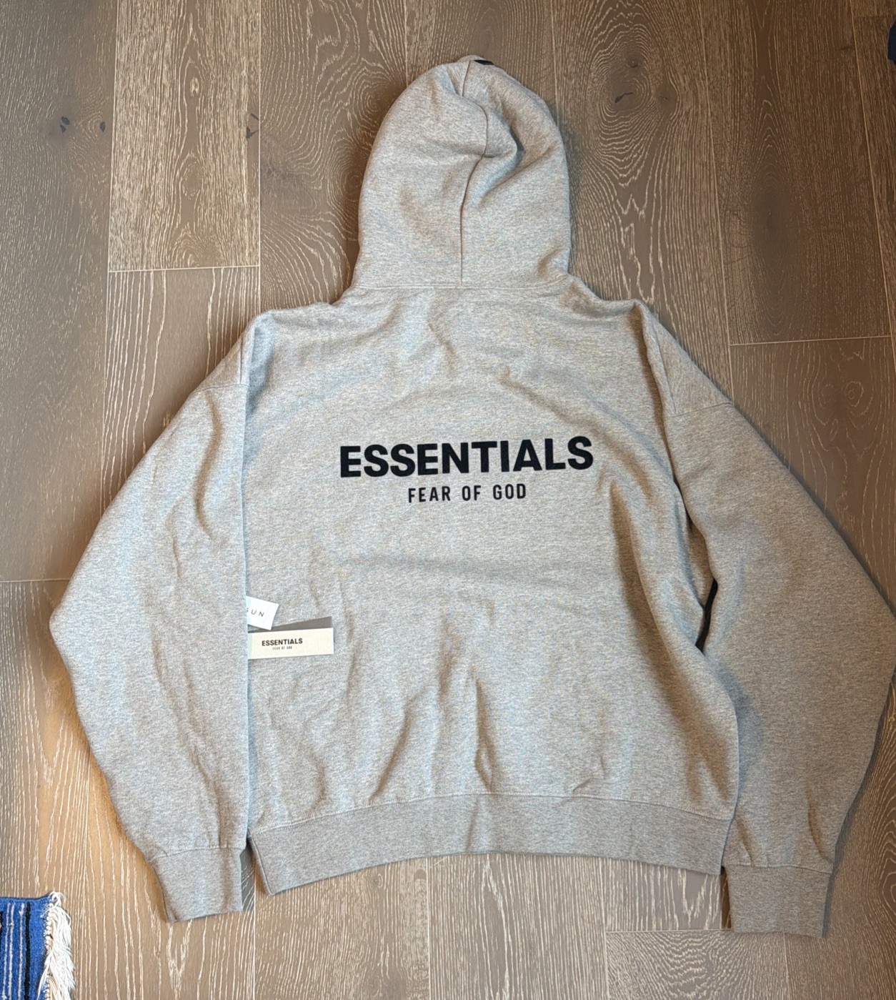 Fear of God Essentials Hoodie SS22 Dark Oatmeal Gray - 100% Authentic Size L thumbnail 2