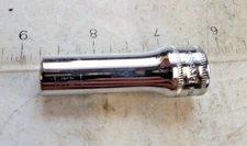 SNAP-ON SFSM9 3/8 Drive 6 Point Chrome Deep 9mm Metric Socket