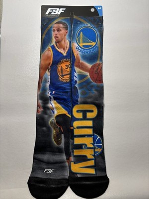 Stephen Curry GSW Drive Socks Large NWT FBF Brand NBA Licensed