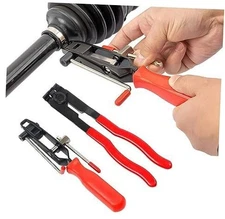  Joint CV Boot Clamp Pliers, Ear Clamp Banding Tool Kit, Automotive Hose Axle 
