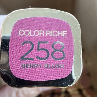 L'Oréal Paris Color Riche Satin Smooth Lippenstift, 258 berry blush
