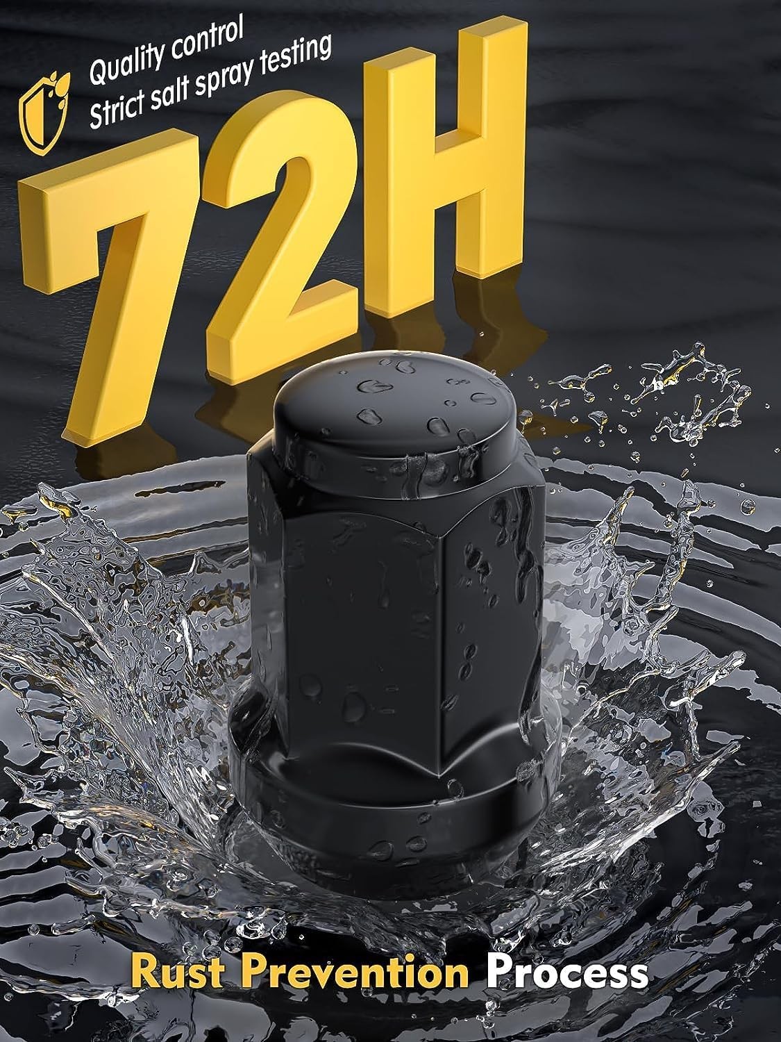 1/2-20 Lug Nuts - Replacement for 1987-2018 Jeep Wrangler JK, 2002-2012 Jeep Lib