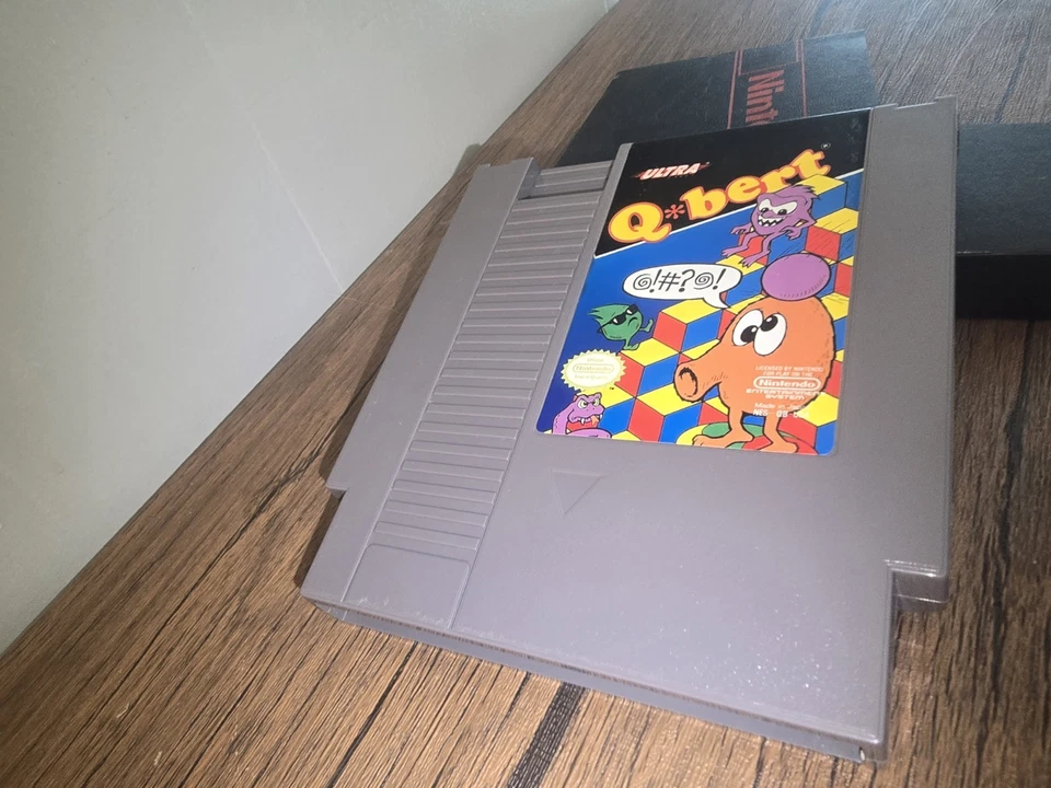 1989 Q-bert NES Video Game Nintendo Entertainment System Game Cartridge Only - Image 4 of 4