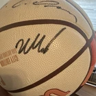2023–24 San Antonio Spurs Autographed Basketball Featuring Victor Wembanyama