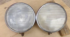 1931 Chevy HEADLIGHT ASSEMBLIES Original GM GUIDE TWILITE pair