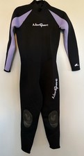 Neosport XSPAN 3/2 MM Wetsuit Size 6 Black/Purple Lavendar Full Women s New Tags