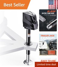 5500-7500lbs Electric Trailer Jack, 23.2" Vertical Travel, 12V DC,for RV Trai...