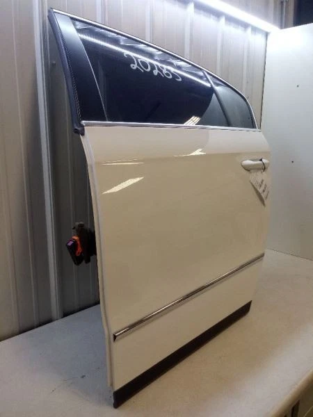 VOLKSWAGEN PASSAT B6 2006-2010 PANEL DE CARCASA DE PUERTA TRASERA IZQUIERDA DEL LADO DEL CONDUCTOR BLANCO OEM Foto 2 de 4
