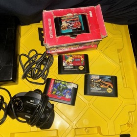 Sega Saturn USA Console Model 1 Tested Working Console with 7  games included