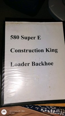 Case 580 Super E Loader Backhoe Parts Catalog Manual Exploded View Diagrams Book