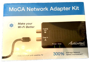 Actiontec MoCA Network Adapter kit (ECB6200KIT01)  Brand new, never opened