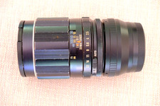 Pentax 135mm SuperTakumar M42 mount lens with adapter for Fuji FX mount