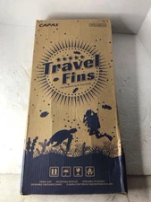 CAPAS Swim Fins Travel Size Adult Sm/Md 4.5-8.5 New Open Box