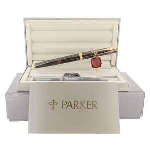 NEVER INKED 1983 PARKER PREMIER CHINESE LACQUER 18K NIB FOUNTAIN PEN NEW IN BOX