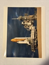NASA STS 75 Shuttle Columbia Arrives at Pad 39B Press Photo