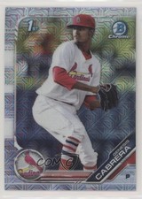 2019 Bowman Chrome Prospects Mega Box Mojo Refractor Genesis Cabrera y0i