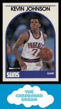 Kevin Johnson 1989-90 Hoops #35 RC Rookie Phoenix Suns Basketball Card. rookie card picture