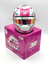 F1 Racing Bulls Liam Lawson Signed 2025 Miami 1:2 Mini Helmet with T/O 🇦🇺