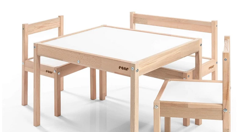 Banc pour enfants reer Playtime, banc pour chambre d’enfant avec chaises pour en - Photo 2/4
