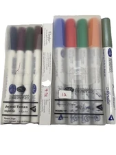 Creative Memories Pen Set Rainbow Round & Jewel Fine Tip Clarifeye Lot