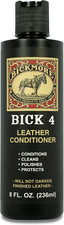 Bick 4 Leather Conditioner 8 Oz - Cleaner  Conditioner - Restore Polish  Prote