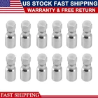 12pcs 3/8" Hose x 3/8" JIC 37° Female Hydraulic Hose End Swivel Crimp Fittings
