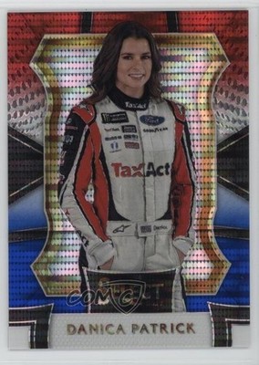 2017 Select Grandstand Red White & Blue Pulsar Prizm /299 Danica Patrick #43 b8h