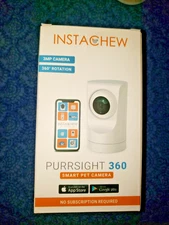 Instachew 3MP Purrsight 360 Smart Pet Camera New