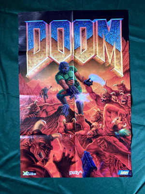 PC GAMES 2016 DOOM Wendeposter Poster