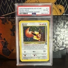 2000 Eevee Holo SWIRL  Black Star Promo Pokemon League # 11 PSA 6