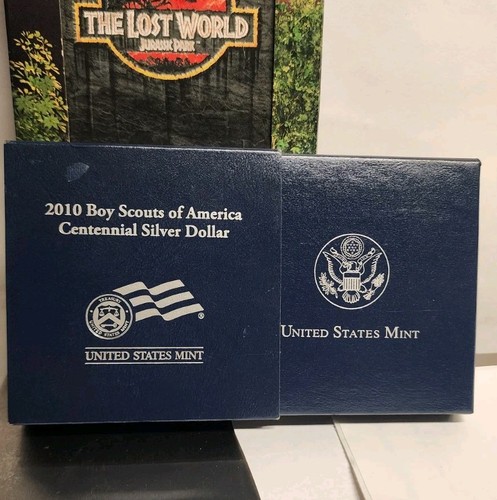 2010 US Boy Scouts Uncirculated Silver Dollar All Original Cert,case, - Picture 6 of 7