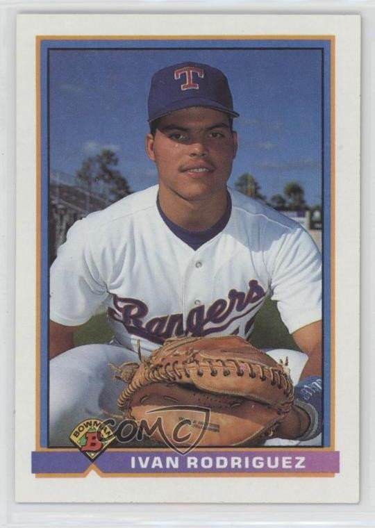 1991 Bowman Ivan Rodriguez #272 Rookie RC HOF