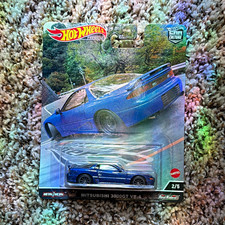 Hot Wheels Car Culture Mitsubishi 3000GT VR-4 1:64 Diecast Blue Real Riders