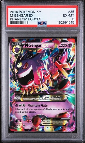 M Gengar-EX graded PSA 5 for sale on eBay