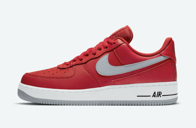 gray and red af1