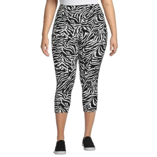 动物印花斑马休闲打底裤女外穿