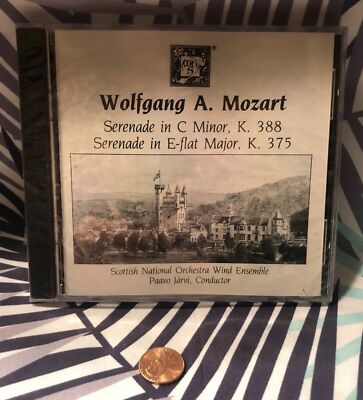 SEALED Wolfgang Mozart Serenade C Minor K 388 Serenade In E-flat Major K 375 CD