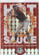 FERNANDO TATIS JR. Mosaic HOT SAUCE #HS5 San Diego Padres RARE PRIZM VARIATION!