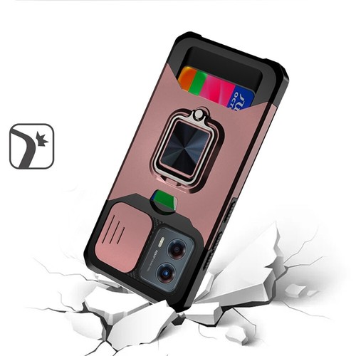 For Moto G Stylus 5G 2024 Phone Case Ring Stand Card Slot Camera Privacy Cover - Picture 25 of 25