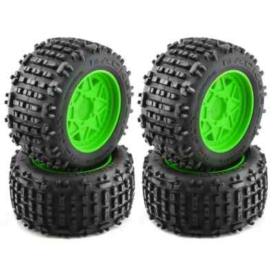 3.8'' 1/8 1/10 Monster Stunt Truck Tire 12/14/17mm Wheel Hex for TRAXXAS ARRMA