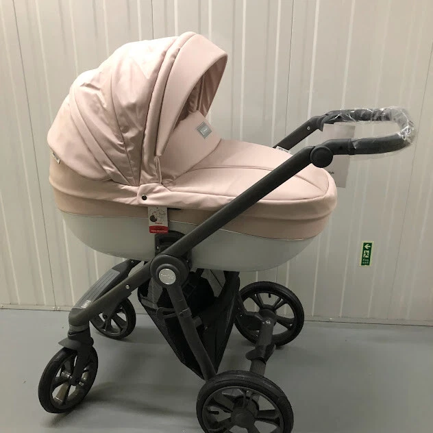 Babystyle pink and white leather pram new arrivals