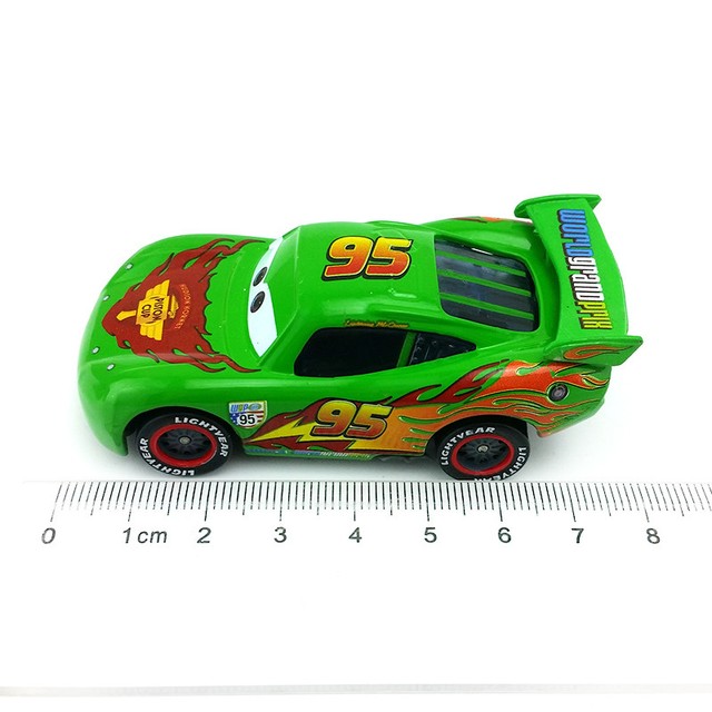 Mattel Disney Pixar Cars Green Lightning McQueen Diecast