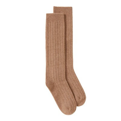 Maison Andes Mens Camel Extra Soft Cashmere Socks