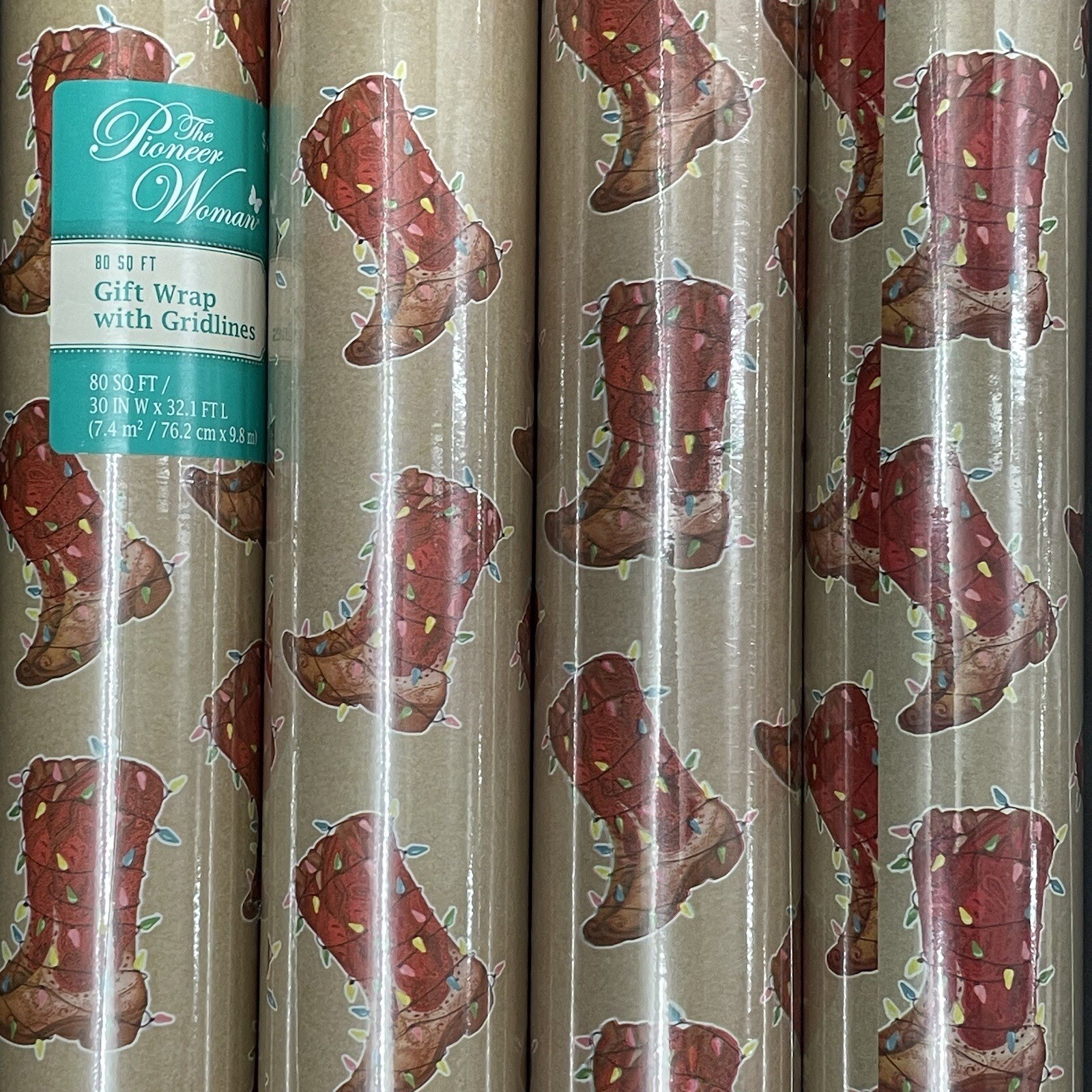 The Pioneer Woman (One Roll) Christmas  Wrapping Paper