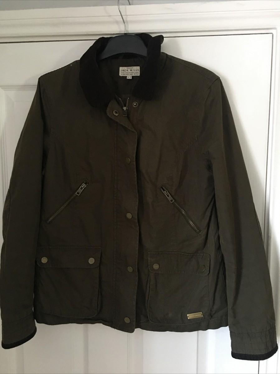 Ladies Jack Wills Green Country Jacket Size 10 Good condition 36